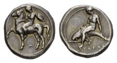 NN 4 Lot 11 - Calabria, Tarentum Nomos circa 390-385