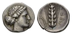 NN 1 Lot 12 - Lucania, Metapontum Nomos circa 400-340.