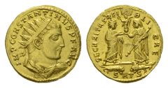 NN 2 Lot 166 - Constantine I, 307-337 Medallion of 1 1/2 solidi, Thessalonica circa 315.