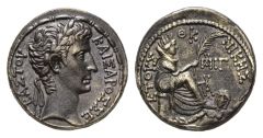 NN 2 Lot 110 - Octavian as Augustus, 27 BC-14 AD Tetradrachm, Seleucis and Pieria (Antiochia) circa 2 BC.