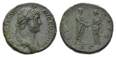 NN 9 Lot 229 - Hadrian, 117-138 Sestertius circa 134-138