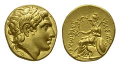 NN 1 Lot 40 - Kingdom of Thrace, Lysimachus, 323 – 281 and posthumous issues Stater, Lampsacus circa 323-281.