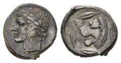 NN5 Lot 28 - Sicily, Leontini Tetradrachm circa 430