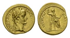 NN5 Lot 115 - Tiberius, 14-37 Aureus Lugdunum circa 14-37