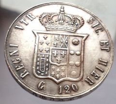 120 grana Francesco II 1859