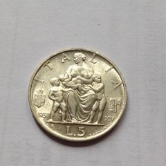 5 lire Famiglia 1937