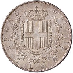 5 lire 1871