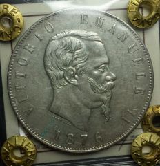 5 lire 1876