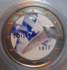 2 euro cc Finlandia 2011 Colorato