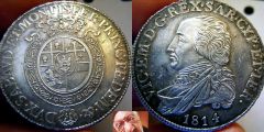 Vittorio Emanuele I mezzo scudo 1814