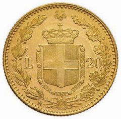 20 Lire Umberto I