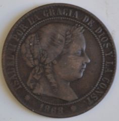 2 centesimi E mezzo 1858 D