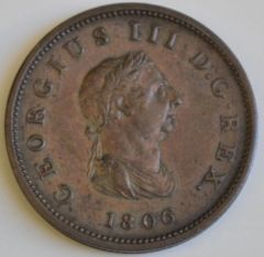 penny 1806 D