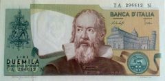 2.000 lire Galileo Galilei