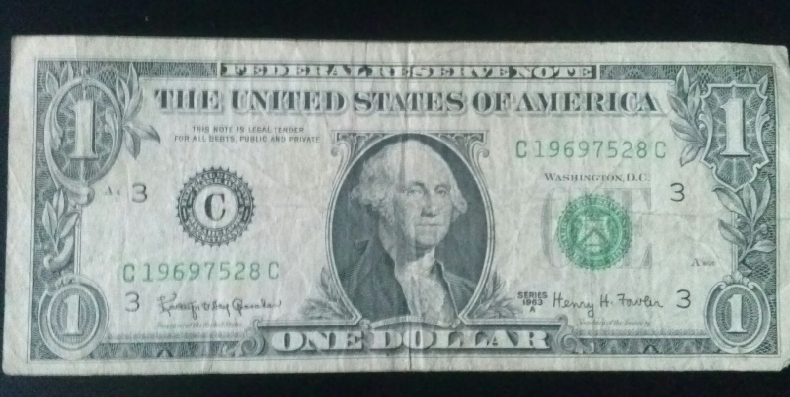 Usa 1 Dollaro 1963 (Dritto)