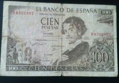 Spagna 100 Pesetas 1965 (Dritto)