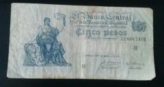 Argentina 5 Pesos 1929 (Dritto)