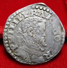 1 tari 1561/1567 - Filippo II di Spagna D/