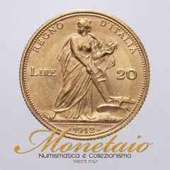 20lire1912 R2 Red Gold