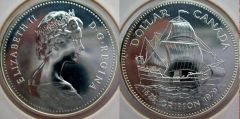 Canada - dollaro 1979 - tercentenario del veliero Griffon