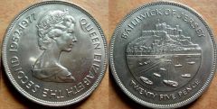 Jersey 25 pence - giubileo del 1977