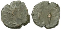 Tetricus II, R/ PIETAS AVGVSTOR (Braithwell hoard, 43 esemplari)