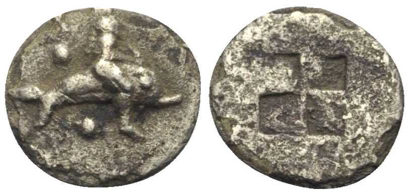 6251 Thasos Insulae Thraciae Hemiobol AR