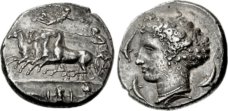 Risultati immagini per tetradracma siracusa
