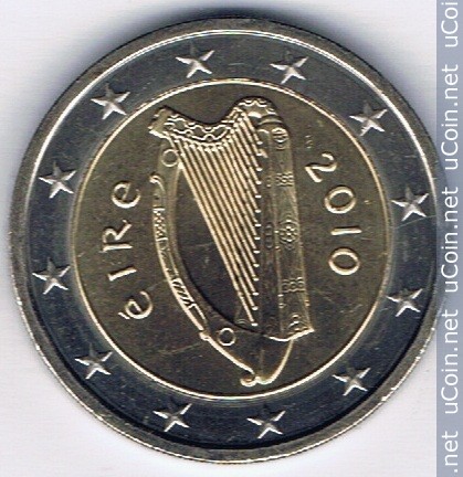 Risultati immagini per 2 euro irlanda 2010