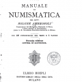 Maggiori informazioni su "Manuale di Numismatica Solone Ambrosoli"	