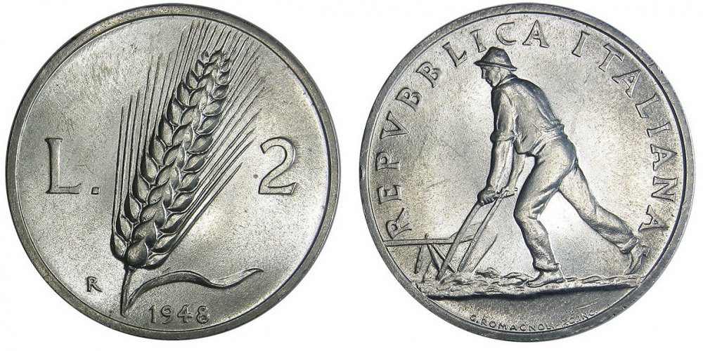 2 LIRE ARATRICE 1948 qFDC-FDC.jpg