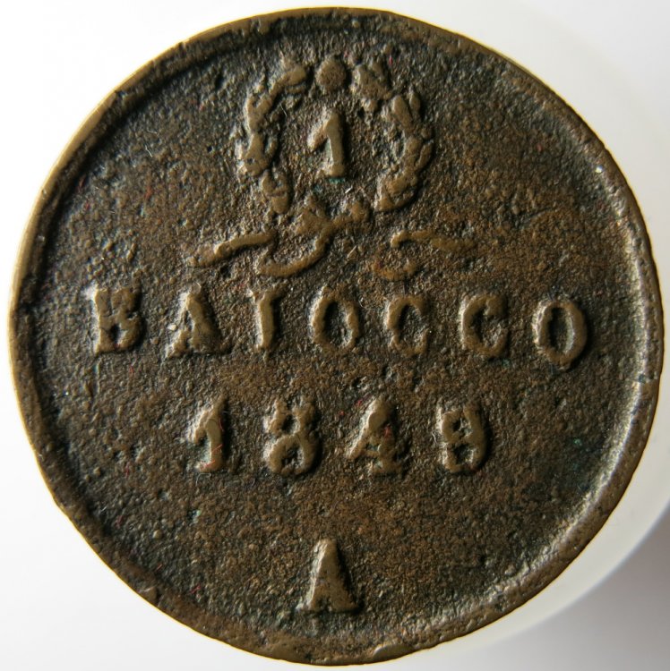 ANCONA - 1 BAIOCCO 1849 - Rovescio - ESEMP1.JPG