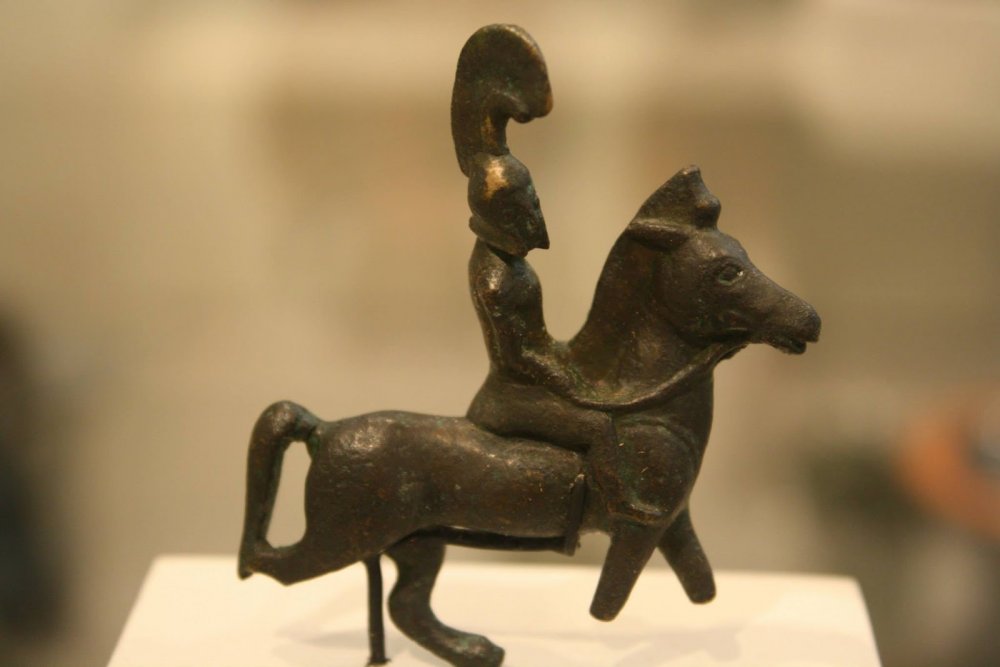 A Fragmentary Greek Late Archaic Bronze Statuette of a Horseman bronze,late archaic,ca 500 BC.jpg