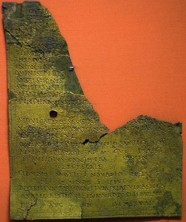 Altro diploma militare di Arrabona in Pannonia .jpg