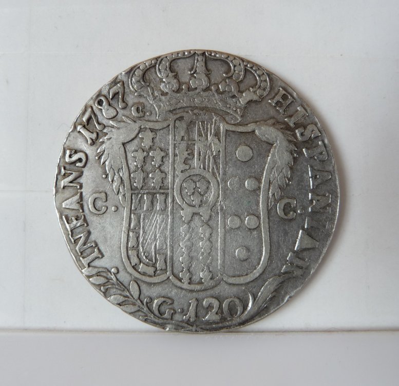 Piastra da 120 Grana 1787 6° Tipo Regno di Napoli (2).JPG