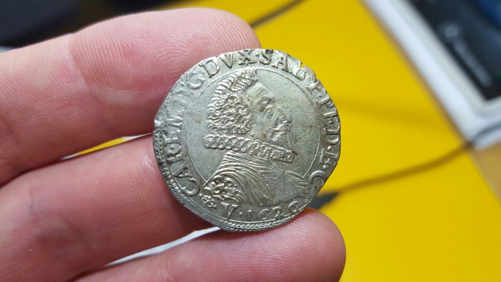 1626 Vercelli 2 Fiorini Carlo Em. I D qFDC.jpg