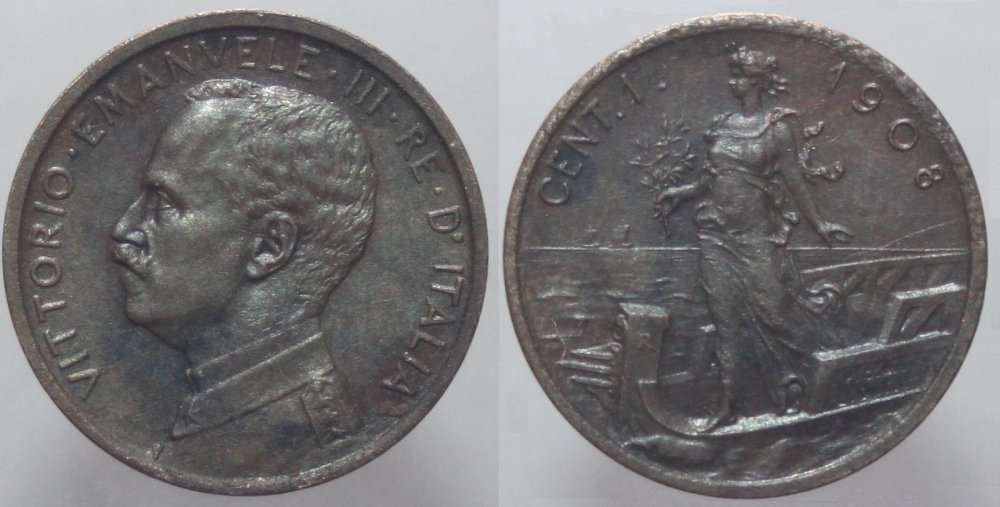 1 centesimo 1908 prora.JPG