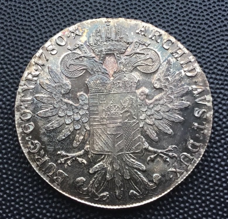 Tallero Maria Teresa - Zecca di Vienna 1780 - rovescio.jpg