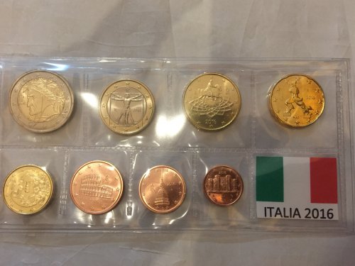 Maggiori informazioni su "Serietta 8 valori ITALIA 2016 FDC"	