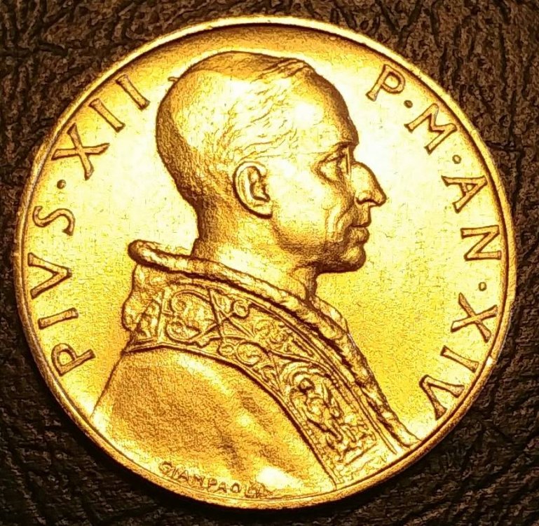 Valore Monete Città Del Vaticano 5 lire 1952 Città del Vaticano - Repubblica (1946-2001) - Lamoneta.it