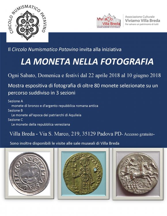 2018 aprile 22 Mostra fotografica numismatica dal titolo.jpg