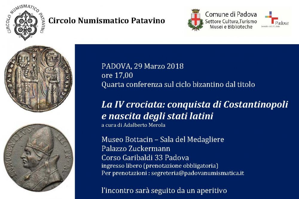 INVITO CARTOLINA  29 marzo  2018 -la IV crociata conquista di Costantinopoli e nascita degli stati latiniV3_Pagina_1.jpg