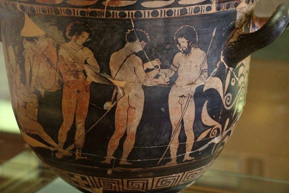 Pittore_degli_argonauti,_cratere_a_campana_con_sei_personaggi_maschjili_nudi,_400-380_ac_ca._02.JPG
