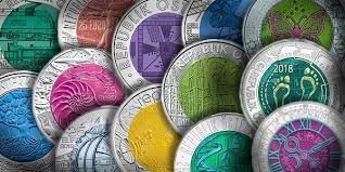 Maggiori informazioni su "Austria 25 Euro silver niobium - collezione completa"	