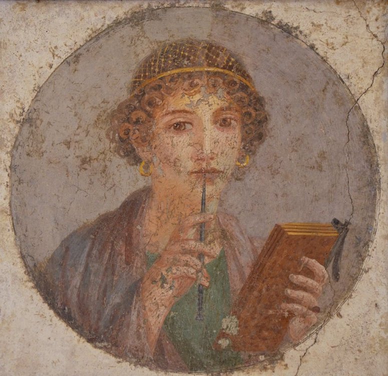 Fresco_showing_a_woman_so-called_Sappho_holding_writing_implements,_from_Pompeii,_Naples_National_Archaeological_Museum_(14842101892).jpg