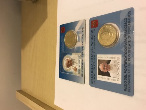 Maggiori informazioni su "Lotto 3 Stamp&Coincard Vaticano 2011-2013-2014"	