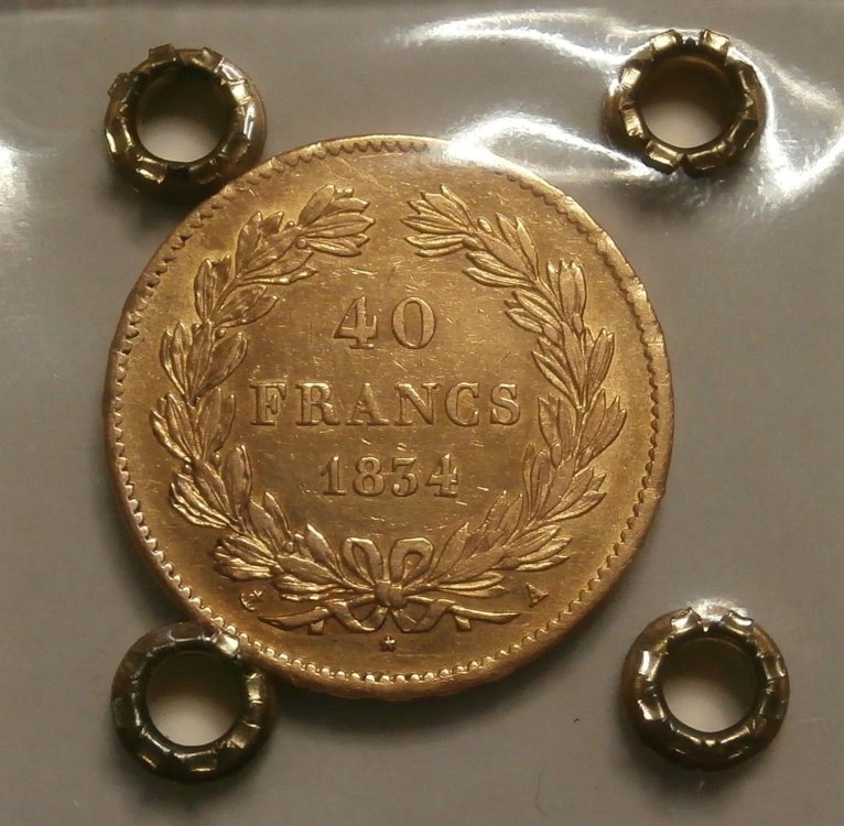 15A - Luigi Filippo I° - 40 Franchi 1834 A (rovescio).jpg