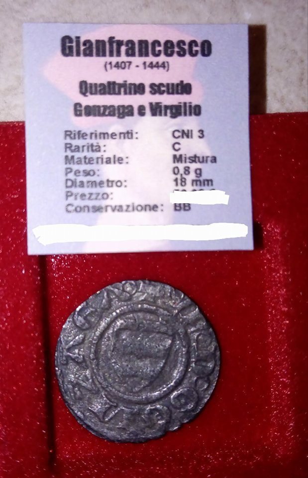 Quattrino di Gianfrancesco Gonzaga marchese di Mantova