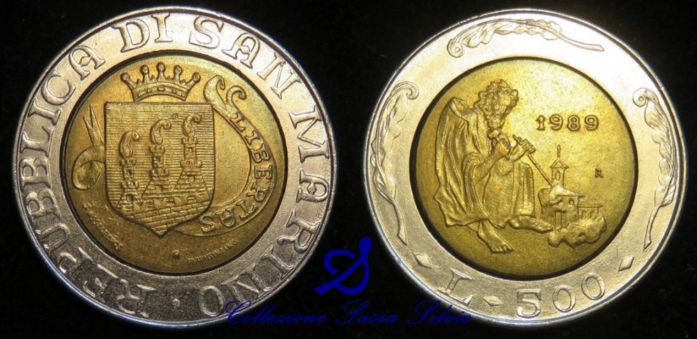 0015 - Repubblica di San Marino - 500 Lire - Anno 1989 - Bimetallica - Zecca di Roma - Piasco (CN) - PA 1,00.jpg