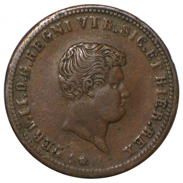 1 Tornese e mezzo 1832 Ferdinando II - dritto (forum).jpg